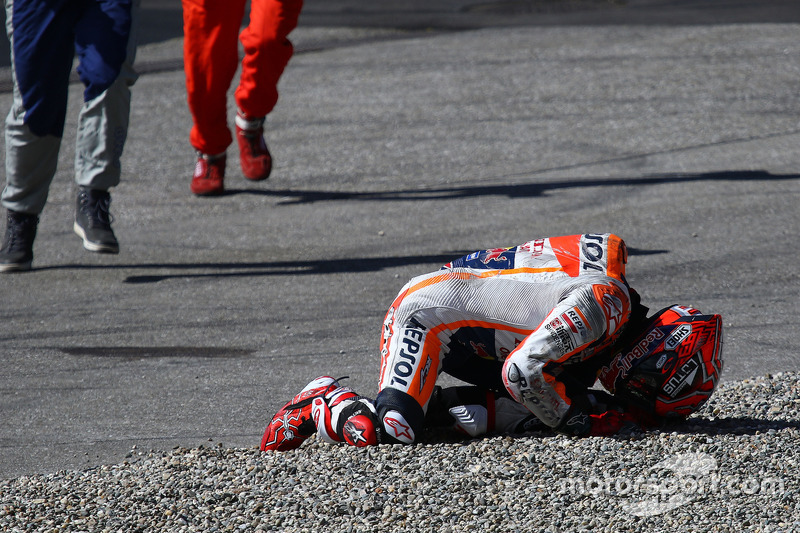 Marc Marquez, Repsol Honda Team, accidente