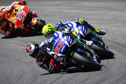 Jorge Lorenzo, Yamaha Factory Racing, Valentino Rossi, Yamaha Factory Racing e Marc Marquez, Repsol
