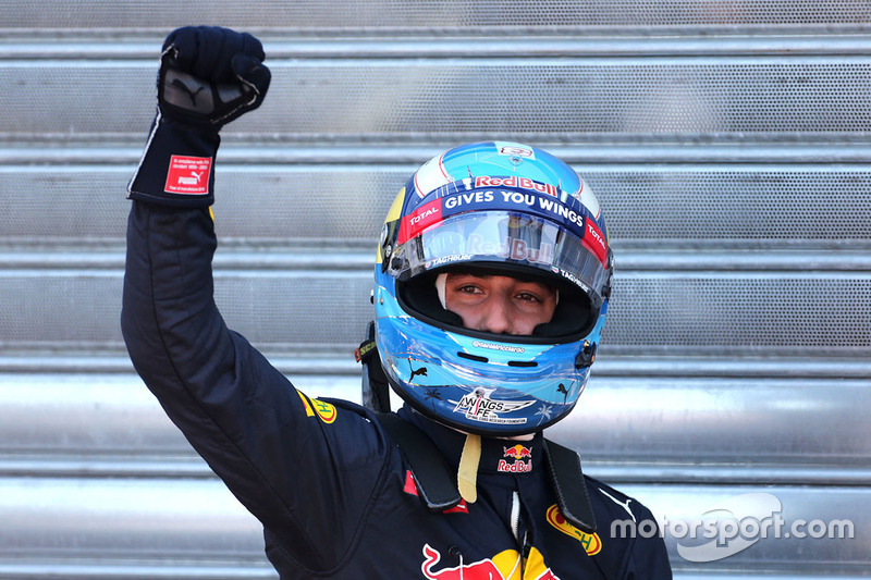 Polesitter Daniel Ricciardo, Red Bull Racing