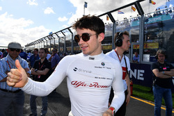 Charles Leclerc, Sauber on the grid