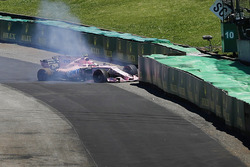 Choque de Esteban Ocon, Sahara Force India F1 VJM10