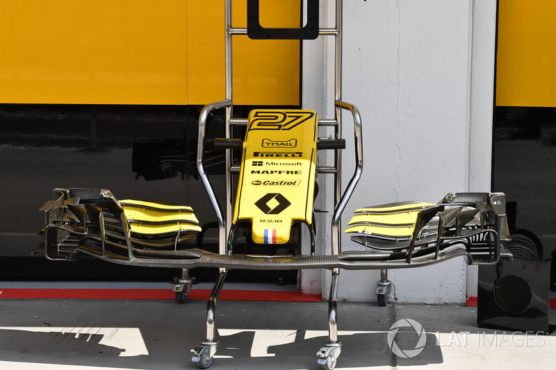 Hidung dan sayap depan Renault Sport F1 Team R.S. 18