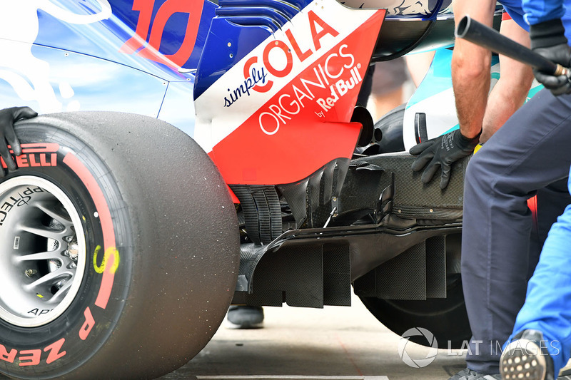Difusor del Scuderia Toro Rosso STR13