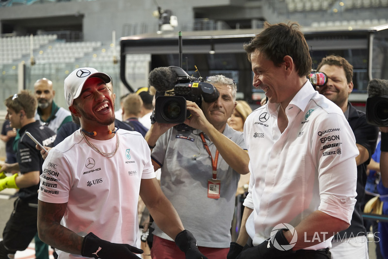 Lewis Hamilton, Mercedes AMG F1, Toto Wolff, Director Ejecutivo Mercedes AMG F1