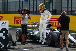 Polesitter Lewis Hamilton, Mercedes AMG F1 W08