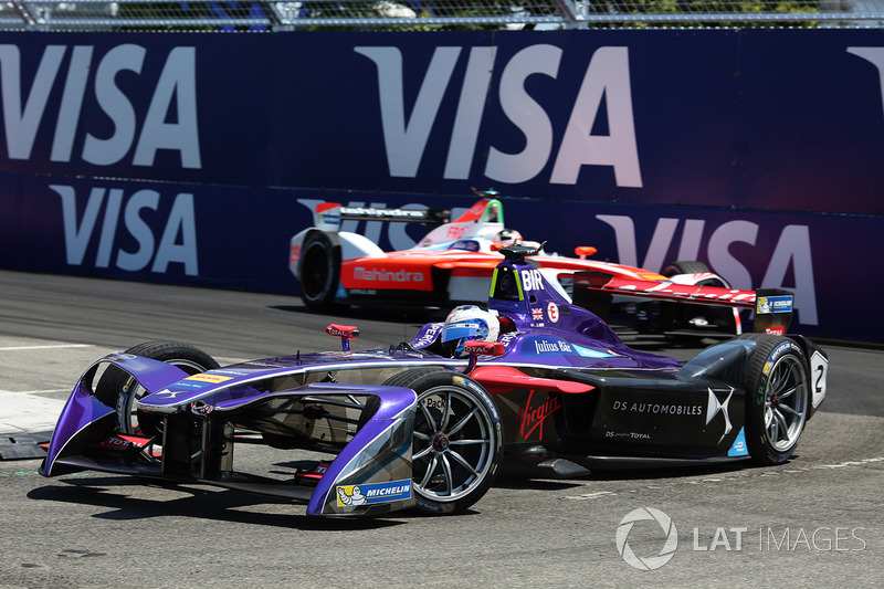 Sam Bird, DS Virgin Racing, devant Felix Rosenqvist, Mahindra Racing