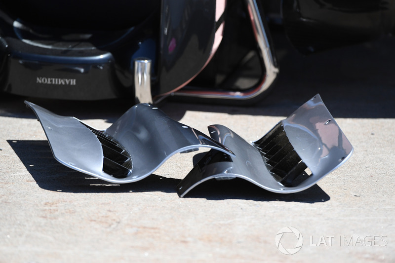 Mercedes-Benz F1 W08  bodywork detail