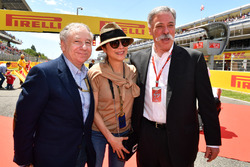 Президент FIA Жан Тодт, его жена Мишель Йео и председатель Formula One Group Чейз Кэри