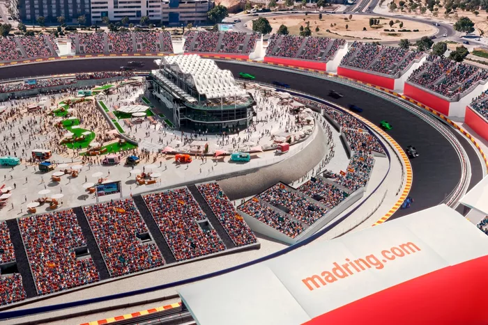 Renderización del circuito Madring