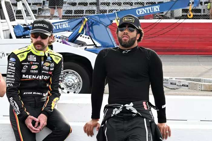 Ryan Blaney, Team Penske, Bubba Wallace, 23XI Racing
