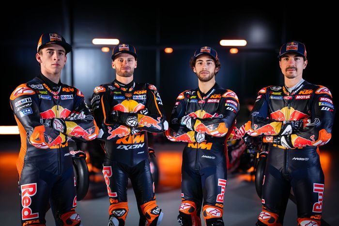 Pedro Acosta, Brad Binder, Red Bull KTM Factory Racing, Enea Bastianini, Maverick Viñales, Red Bull KTM Tech3