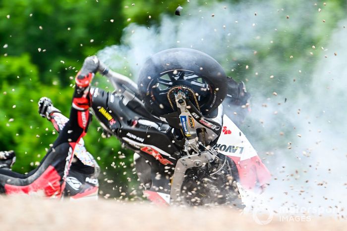 Takaaki Nakagami, caída del equipo LCR Honda