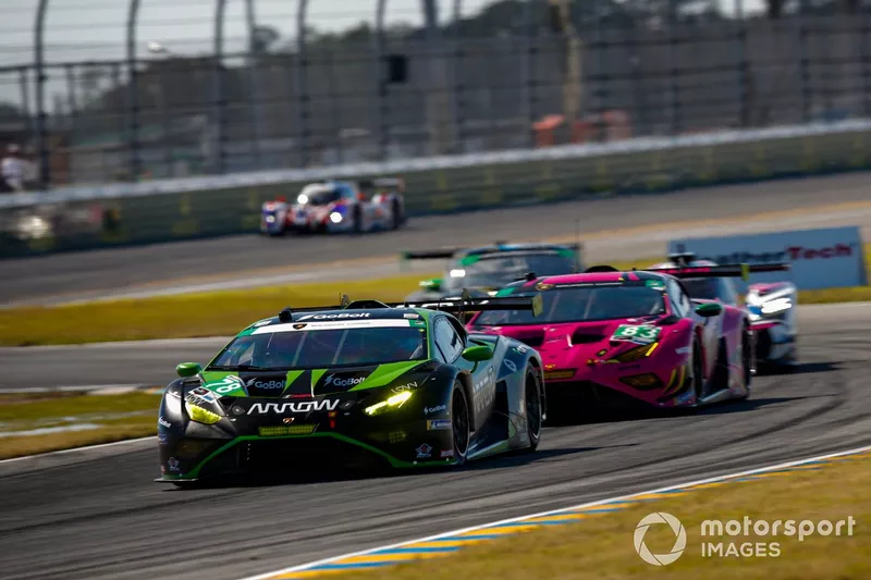 #78 US RaceTronics Lamborghini Huracan GT3 EVO2: Misha Goikhberg, Loris Spinelli, Benja Hites, Marco Mapelli