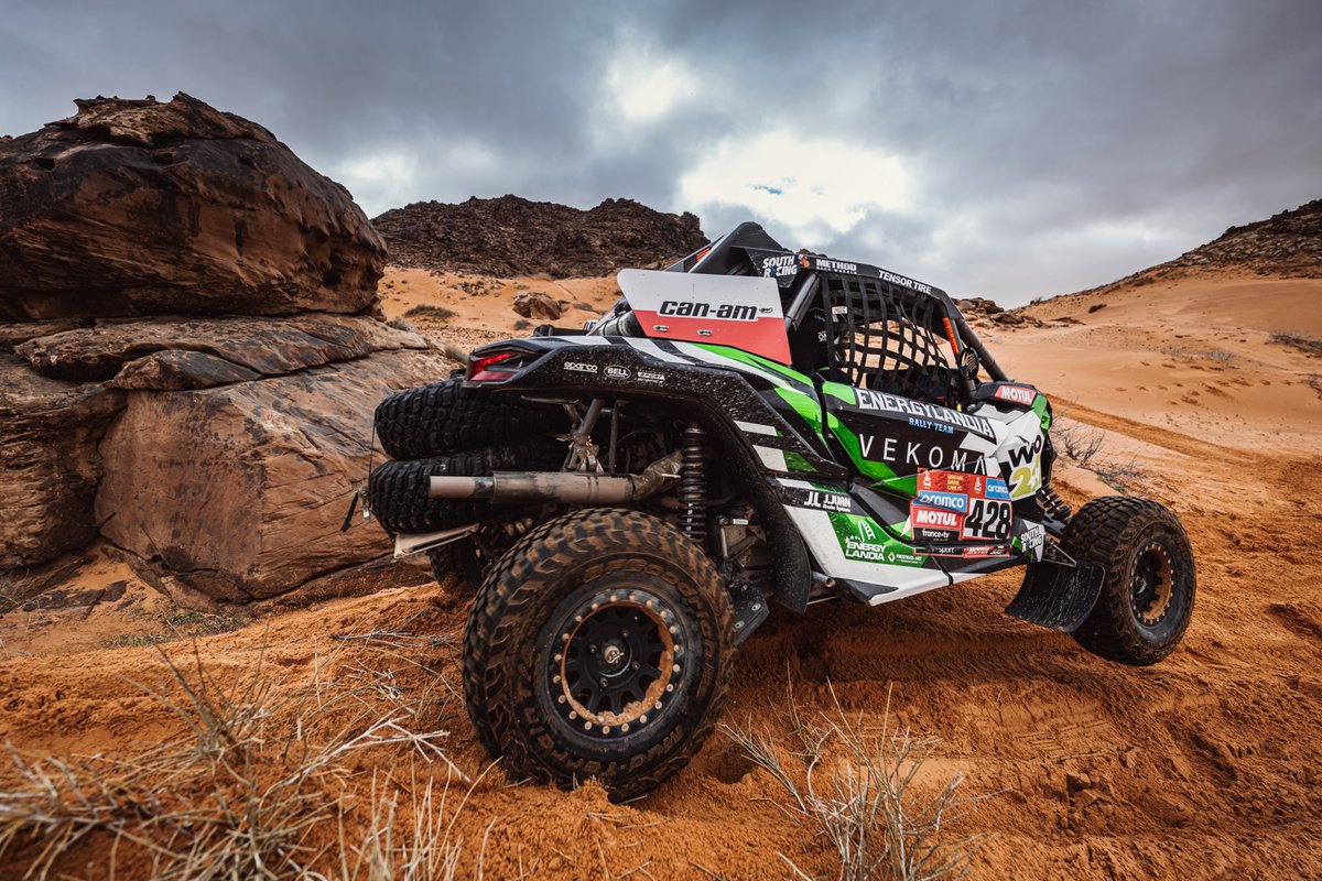 #428 Cobant-Energylandia Rally Team BRP: Eryk Goczal, Oriol Mena