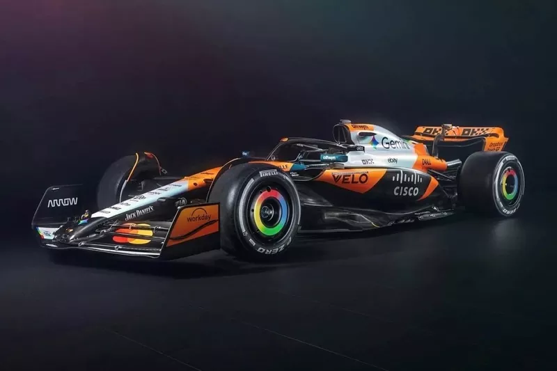 La livrée spéciale de McLaren pour le GP des États-Unis