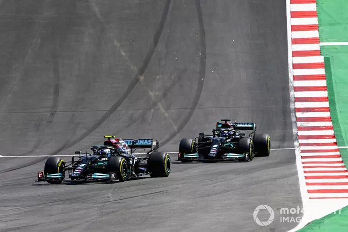 Valtteri Bottas, Mercedes W12, Lewis Hamilton, Mercedes W12
