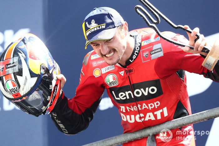 Podio: ganador Jack Miller, Ducati Team