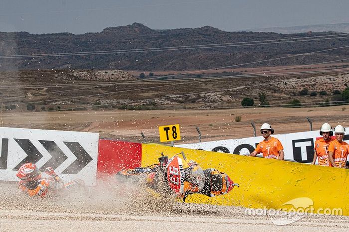 Marc Marquez, Repsol Honda Team crash