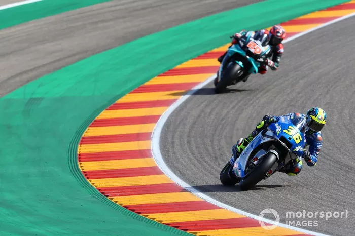 Joan Mir, Team Suzuki MotoGP, Fabio Quartararo, Petronas Yamaha SRT