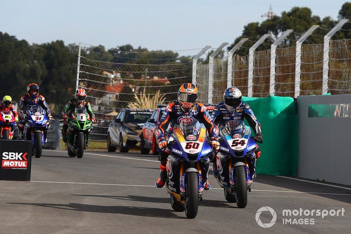 Michael van Der Mark, Pata Yamaha, Toprak Razgatlioglu, Pata Yamaha, Garrett Gerloff, GRT Yamaha