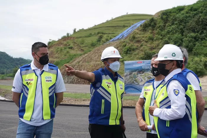 Visita al circuito de Mandalika