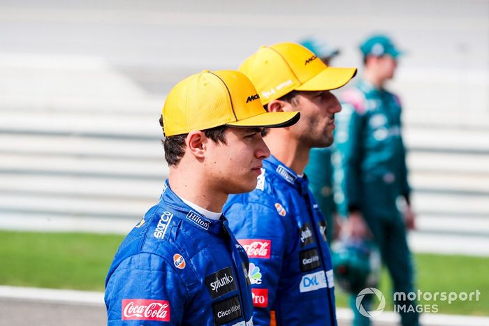 Lando Norris, McLaren y Daniel Ricciardo, McLaren 