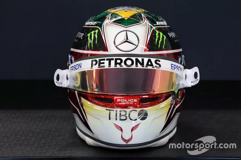 Capacete de Lewis Hamilton, Mercedes AMG F1