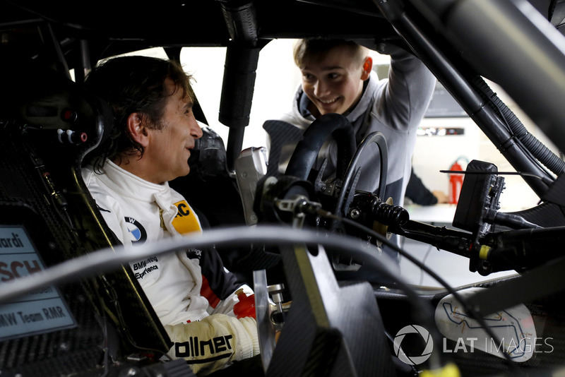 Alex Zanardi, BMW Team RMR with Billy Monger