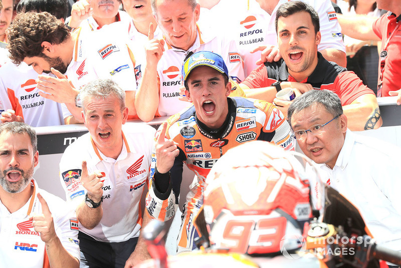Ganador de la carrera Marc Marquez, Repsol Honda Team