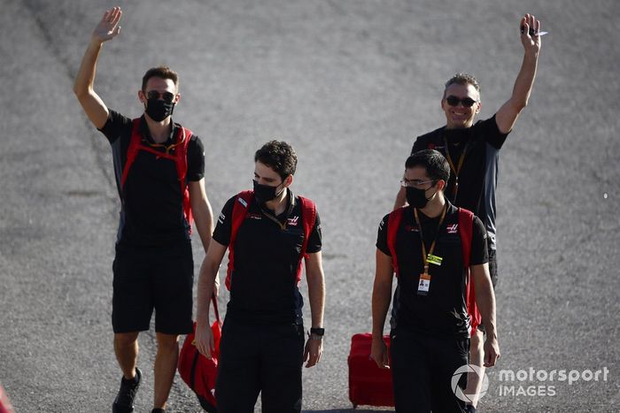 Miembros del equipo Haas