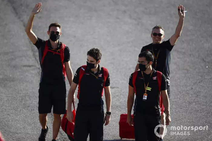 Miembros del equipo Haas