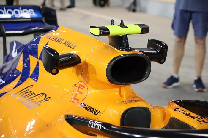 Toma de aire del McLaren