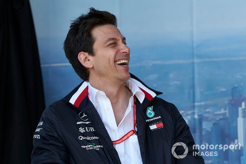 Toto Wolff, Executive Director (Business), Mercedes AMG, on stage