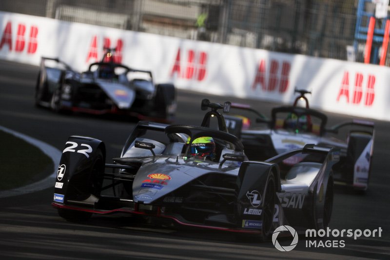 Oliver Rowland, Nissan e.Dams, Nissan IMO1 y Lucas Di Grassi, Audi Sport ABT Schaeffler, Audi e-tron FE05