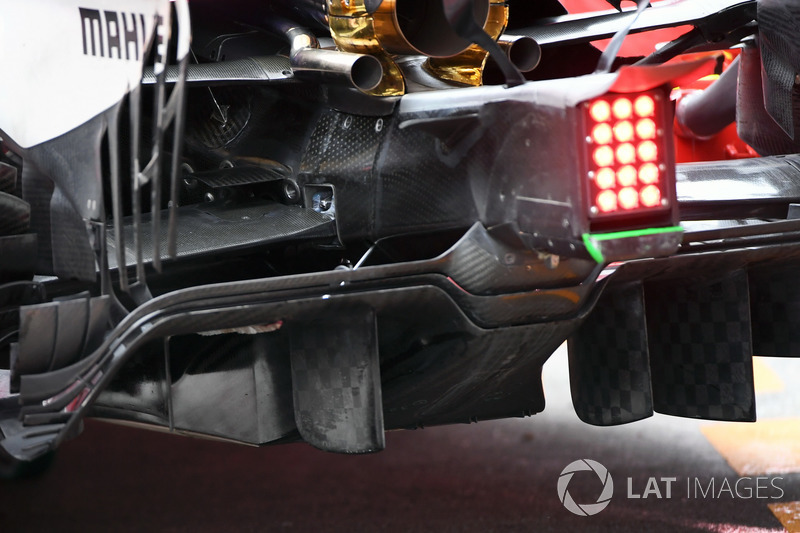 Ferrari SF70H rear diffuser detail