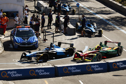 Sébastien Buemi, Renault e.Dams, ve Daniel Abt, ABT Schaeffler Audi Sport,