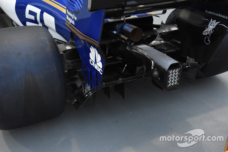 Sauber C36: Diffusor
