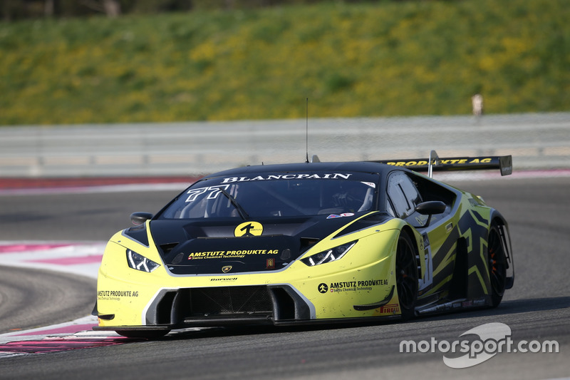 #77 Barwell Motorsport, Lamborghini Huracan GT3: Adrian Amstutz, Martin Kodric, Patrick Kujala, Marco Mapelli, Marco Mapelli