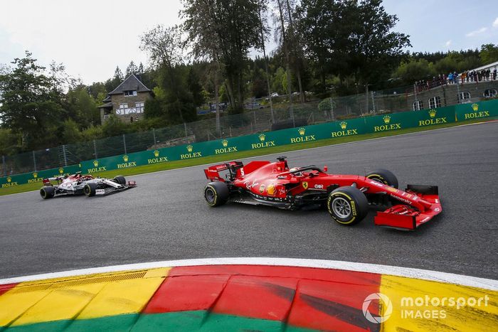 Sebastian Vettel, Ferrari SF1000, Antonio Giovinazzi, Alfa Romeo Racing C39