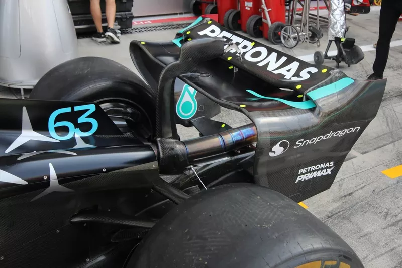 Détails techniques de la Mercedes W14