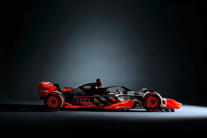El concept de un coche de F1 que presentó Audi