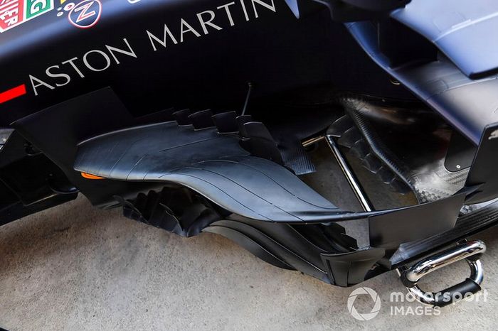 Detalhe aerodinâmico do Red Bull Racing RB15
