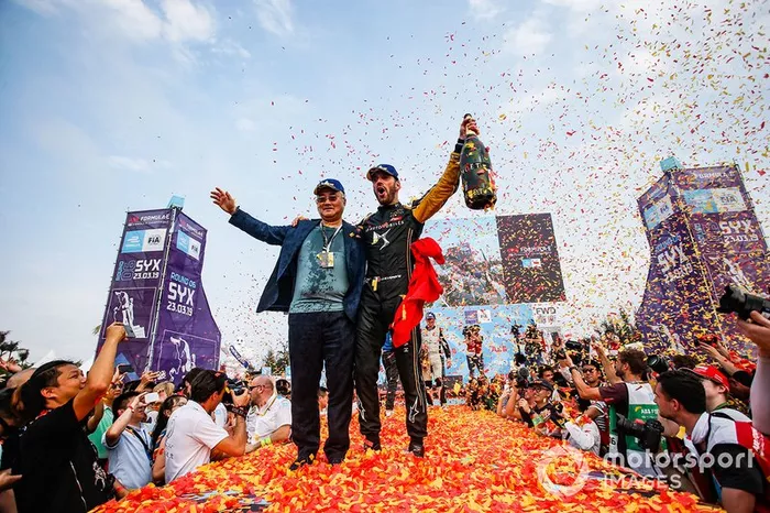Jean-Eric Vergne, DS TECHEETAH, celebra