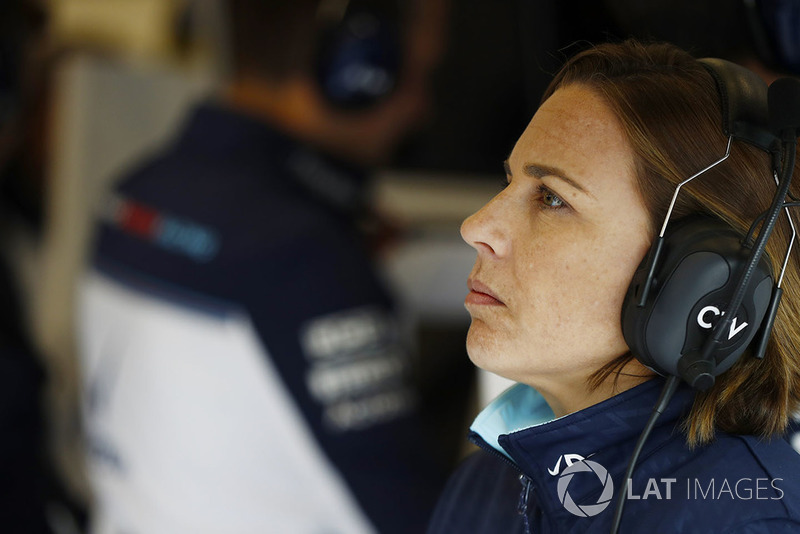 Claire Williams, Deputy Team Principal, Williams Martini Racing