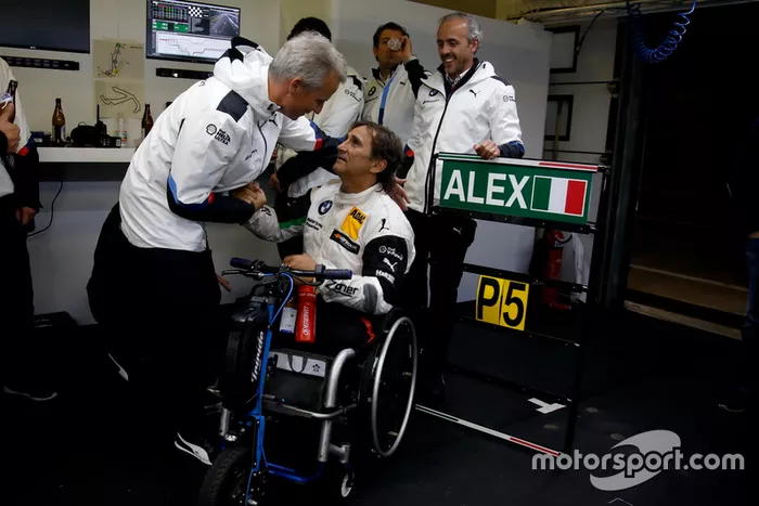 Alex Zanardi, BMW Team RMR con Jens Marquardt, director de BMW Motorsport