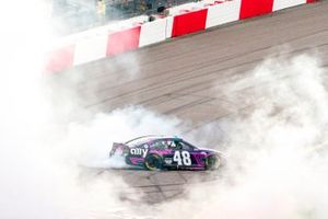 Race winner Alex Bowman, Hendrick Motorsports, Chevrolet Camaro Ally