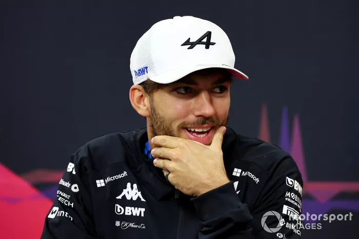 Conférence de presse, Pierre Gasly, Alpine F1 Team 