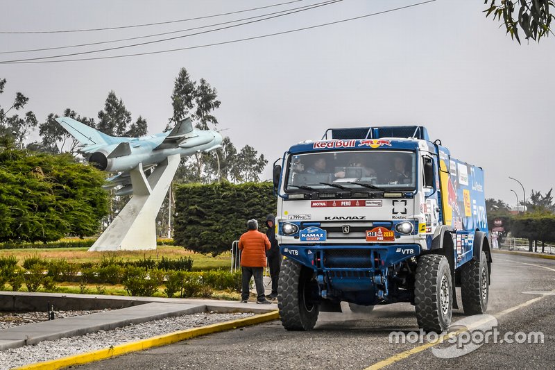 #514 Team Kamaz Master: Dmitry Sotnikov, Ilnur Mustafin, Dmitrii Nikitin