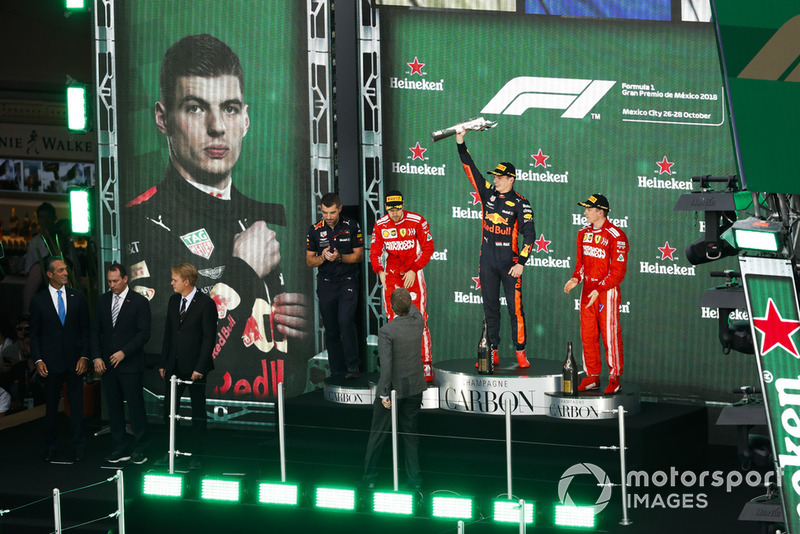 Себастьян Феттель, Ferrari,Макс Ферстаппен, Red Bull Racing, Кімі Райкконен, Ferrari