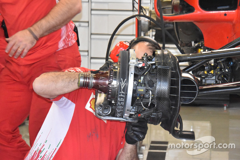 Ferrari SF71H front brake detail
